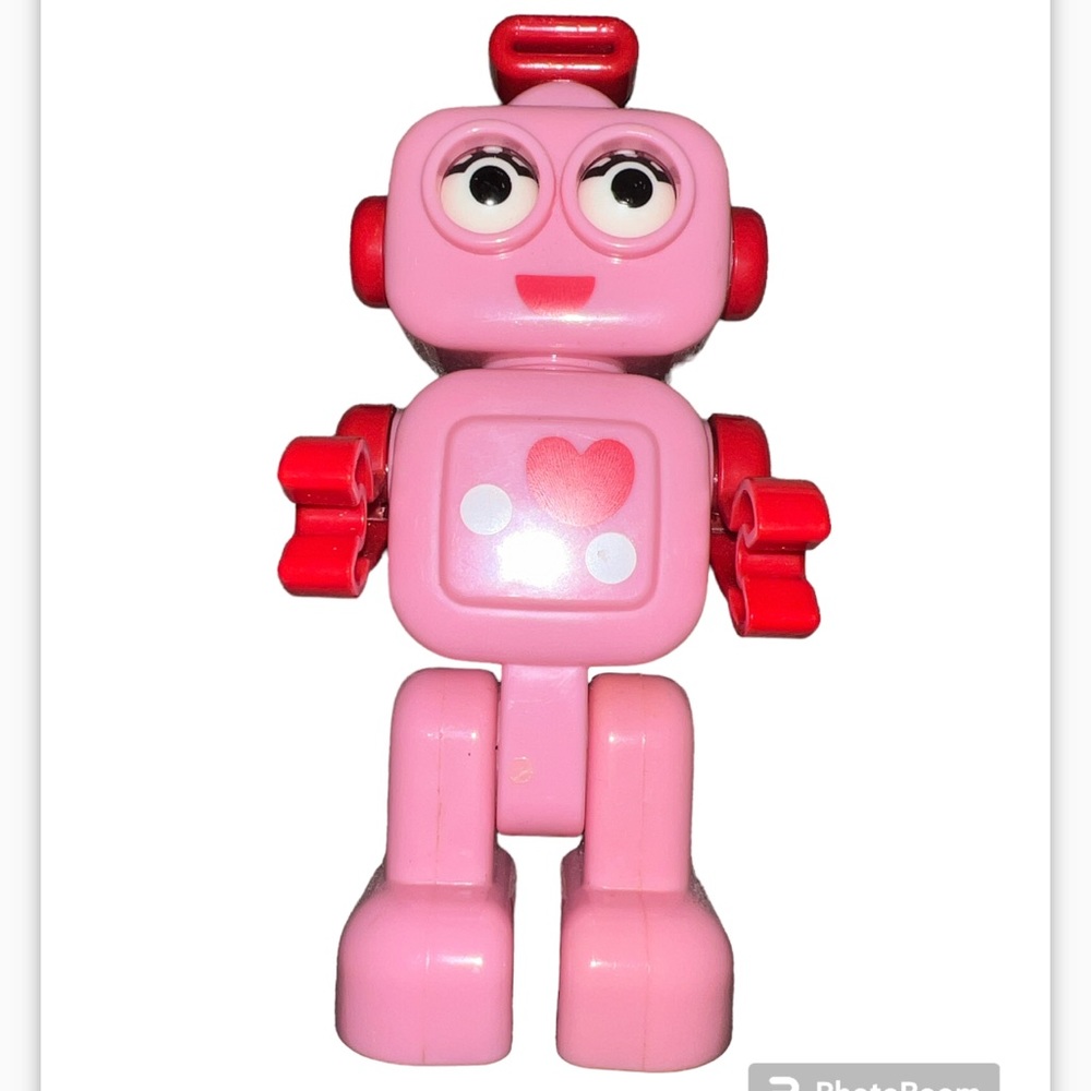 Early Learning Centre ELC Betty Bot Pink Robot Retro Action Figure Mini Bot